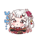 ホロライブ公式スタンプ「百鬼あやめ」（個別スタンプ：19）