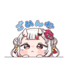 ホロライブ公式スタンプ「百鬼あやめ」（個別スタンプ：24）