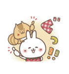 おひとよしウサぴょんの秋（個別スタンプ：24）