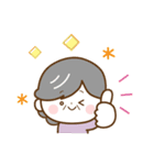 ハッピーばあば♡デカ文字（個別スタンプ：2）