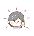 ハッピーばあば♡デカ文字（個別スタンプ：22）