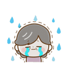 ハッピーばあば♡デカ文字（個別スタンプ：24）