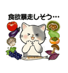 ほのぼの猫さん ♡ 秋の挨拶（個別スタンプ：27）