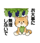 ほのぼの猫さん ♡ 秋の挨拶（個別スタンプ：32）