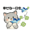 ほのぼの猫さん ♡ 秋の挨拶（個別スタンプ：34）
