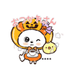 愛犬家さん達のワンコ♡判子【ハロウィン】（個別スタンプ：23）