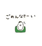 白い鳥。優しいお色。日常。（個別スタンプ：25）