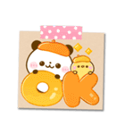 秋のメモ♡ころころぱんだ（個別スタンプ：6）