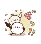 まるいやつらとトリさんの秋（個別スタンプ：24）