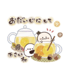 まるいやつらとトリさんの秋（個別スタンプ：26）