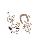 まるいやつらとトリさんの秋（個別スタンプ：34）