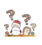 まるいやつらとトリさんの秋（個別スタンプ：35）