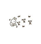 うさぎだけ。優しいお色。日常。（個別スタンプ：29）