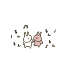 うさぎだけ。優しいお色。日常。（個別スタンプ：32）