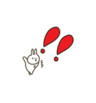 うさぎだけ。優しいお色。日常。（個別スタンプ：35）