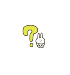 うさぎだけ。優しいお色。日常。（個別スタンプ：36）