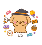 飛び出す♡トイプーの秋（個別スタンプ：17）