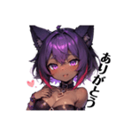 ケモノお姉さん2_Cat woman2（個別スタンプ：3）