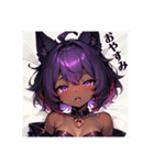 ケモノお姉さん2_Cat woman2（個別スタンプ：7）