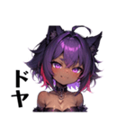 ケモノお姉さん2_Cat woman2（個別スタンプ：9）