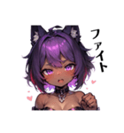 ケモノお姉さん2_Cat woman2（個別スタンプ：12）