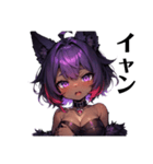 ケモノお姉さん2_Cat woman2（個別スタンプ：35）
