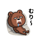いつもだるい熊（個別スタンプ：3）