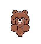 いつもだるい熊（個別スタンプ：5）