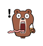 いつもだるい熊（個別スタンプ：23）