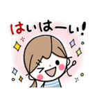 *✦大人かわいい♡ナチュラルテイスト5•.*（個別スタンプ：5）