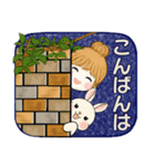 キュートなお団子ちゃん14 ☆ 毎日シンプル（個別スタンプ：4）
