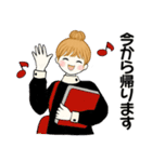 キュートなお団子ちゃん14 ☆ 毎日シンプル（個別スタンプ：37）