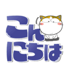 猫三昧★デカ文字でよく使う言葉（個別スタンプ：6）