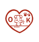 【カスタム】愛犬家のわんこと判子♡シュナ（個別スタンプ：3）