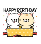 ずっと使える★ネコのお誕生日＆お祝い（個別スタンプ：2）