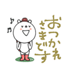 mottoのvくまさん♡デカ文字（個別スタンプ：1）