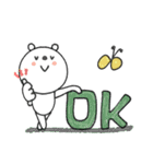 mottoのvくまさん♡デカ文字（個別スタンプ：6）