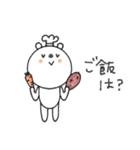mottoのVくまさん♡家族連絡にも（個別スタンプ：7）