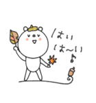 mottoのVくまさん♡家族連絡にも（個別スタンプ：20）