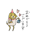 mottoの犬と過ごす日々♡犬の日（個別スタンプ：28）