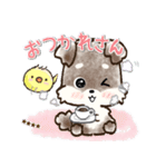 【カスタム】愛犬家のわんこと判子☆シュナ（個別スタンプ：6）