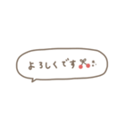 大人女子＊吹き出し省スペース。（個別スタンプ：16）