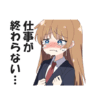 心が折れた社畜OLちゃん【会社員・仕事】（個別スタンプ：3）