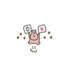 うさぎだけ。みんなで使える。連絡。（個別スタンプ：25）