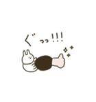 うさぎだけ。みんなで使える。連絡。（個別スタンプ：33）