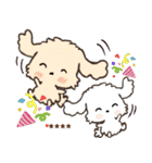 【カスタム】愛犬家のわんこと判子♡シロ（個別スタンプ：25）
