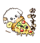 【カスタム】愛犬家のわんこと判子♡シロ（個別スタンプ：37）