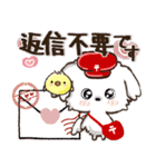愛犬家さんのわんこ♡マルチーズ【挨拶】（個別スタンプ：39）