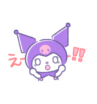 クロミ クレヨンタッチ（個別スタンプ：3）