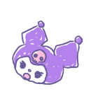 クロミ クレヨンタッチ（個別スタンプ：40）